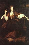 Sir Joshua Reynolds Portrait of Mrs Siddons as the Tragic Muse oil painting reproduction